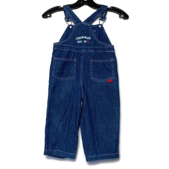 Cherokee Denim Coveralls Overalls Patches - Picture 10 of 11